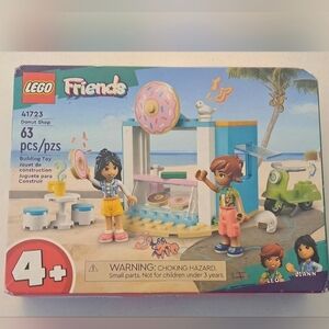 New Lego Friends Donut Shop 41723 Playset — 63 Pieces